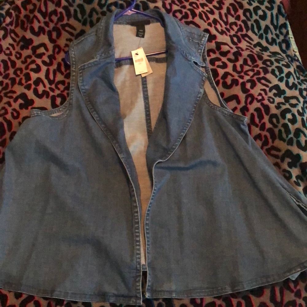 Denim vest